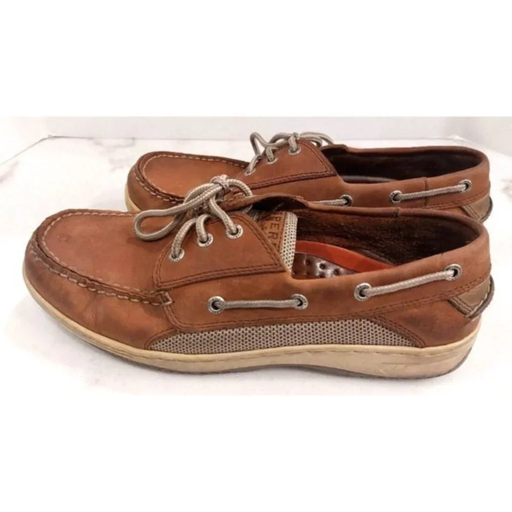 Sperry Top-sider Men's Billfish 3-Eye Boat Shoe Tan/Beige 0799023 Size‎ 9 Medium